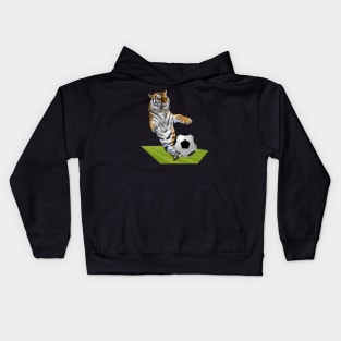 Tiger Soccer Kids Hoodie